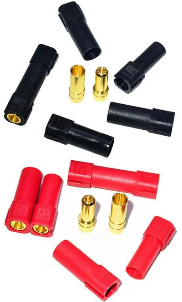 Alt view image 2 of 3 - 6 Pair XT150 Connector Adapter Plug 6mm 12PCS Male+Female Plug 120A High Current Connector for RC LiPo
