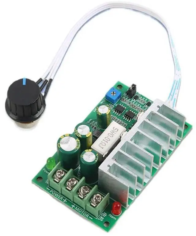 Alt view image 3 of 6 - PWM DC Motor Speed Controller 10-60V Motor Speed Regulator 0-100% Adjustable Speed Governor Overcurrent and Overload protection
