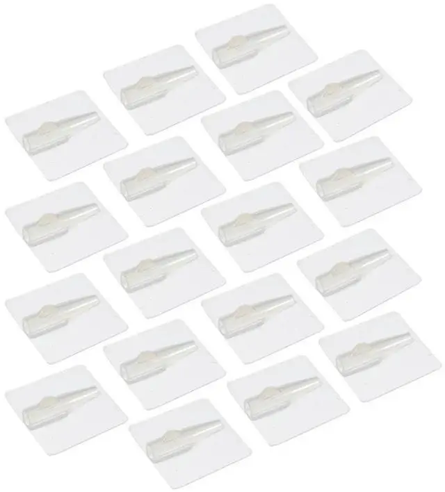 Main image of 50Pcs DIY Bouquet Fixing Glue Transparent Plastic Adhesive Stickers Floral Packaging Materials Flower Shop Supply Tape