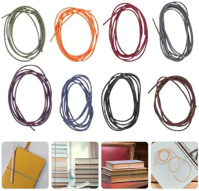 Main image of 8Pcs SleNylon Elastic Notebook Bands Stretchy Journal Strap Band Planner Elastic Band Strap for Notebook Accessories