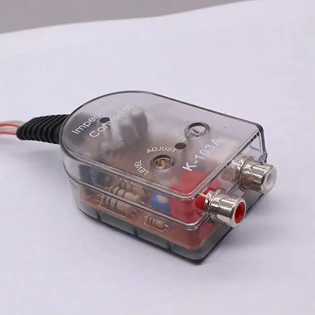 Alt view image 3 of 3 - 2Pcs Car Audio Converter High to Low Frequency Speaker Level Adapter Cable Output Converter for Vehicle Audio Accessories