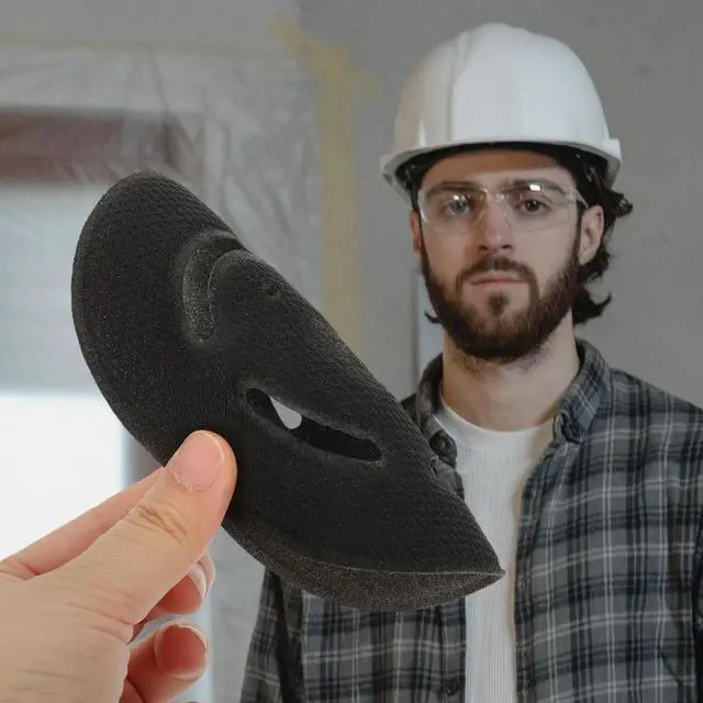 Alt view image 3 of 3 - 10Pcs Liners for Hard Hat Safety Sponge Liner High Protection Bump Cap Insert for Workshop Processing Outdoor Sports