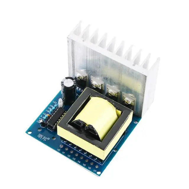 Alt view image 3 of 6 - Inverter Square Wave Inverter Circuit Board DC 12V to AC 18V/220V/380V 500W Drive Board Step-Up Boost Converter Power Board
