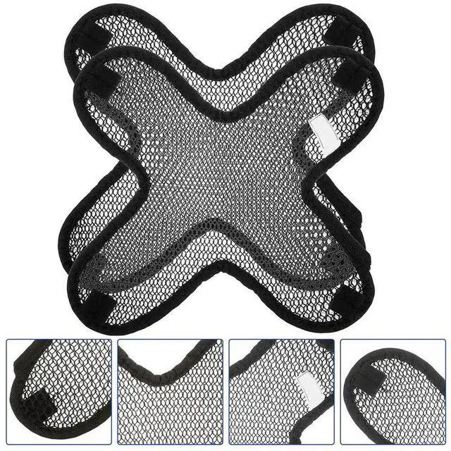 Main image of 3pcs Safety Hat Sweat Liner: Breathable Cooling Mesh Insert For Hard Hat Reusable Sweat Absorbing Pad Lightweight Construction