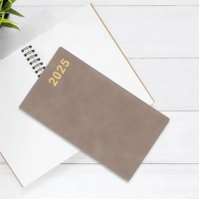Alt view image 2 of 3 - 2025 Daily Planner Notebook Pocket Agenda Organizer Efficient Time Management Schedule Book Diary Smooth Writing Paper for Work