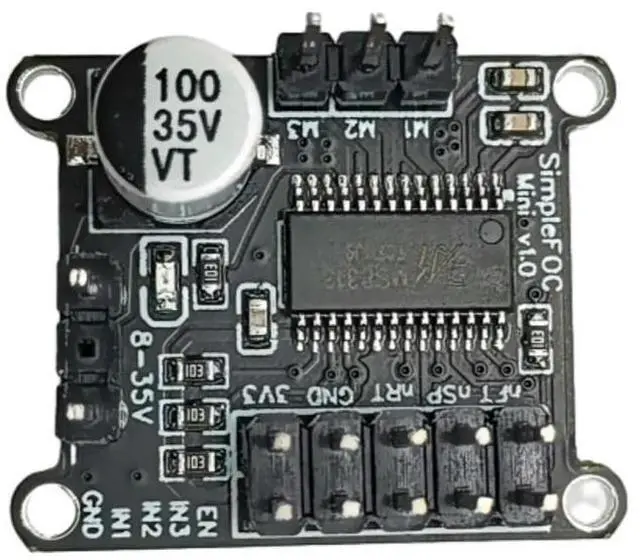 Alt view image 3 of 6 - 8-30V SimpleFOCMini Brushless DC Mmotor Driver Board FOC Controller SVPWM/SPWM Servo Motor Controller for ESP32/STM32/