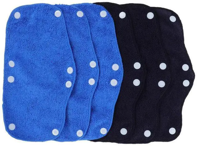 Alt view image 3 of 3 - 6Pcs Hard Hat Sweatbands Soft Absorbent Liners Clipon Design Washable Reusable Pads for Construction Workers Safety