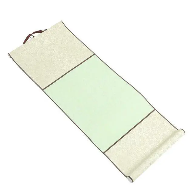 Alt view image 2 of 3 - Vintage Blank Xuan Paper Scroll for Chinese Calligraphy and Asian Scroll Painting Handmade Wax Resist Technique Semi Raw Rice