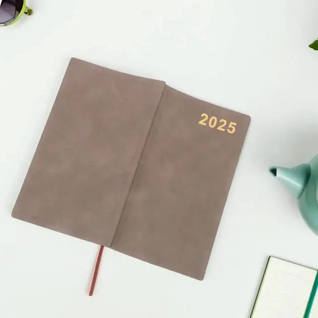 Alt view image 3 of 3 - 2025 Daily Planner Notebook Pocket Agenda Organizer Efficient Time Management Schedule Book Diary Smooth Writing Paper for Work