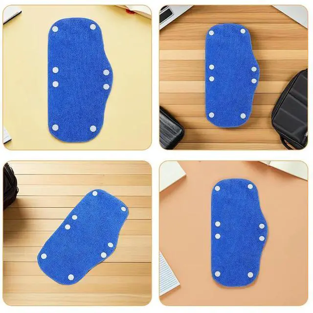 Alt view image 3 of 6 - 5Pcs Hard Hat Sweatliner Replacement Soft Absorbent Washable Forehead Band for Safety Helmets Long Wear Comfort Reusable Fit