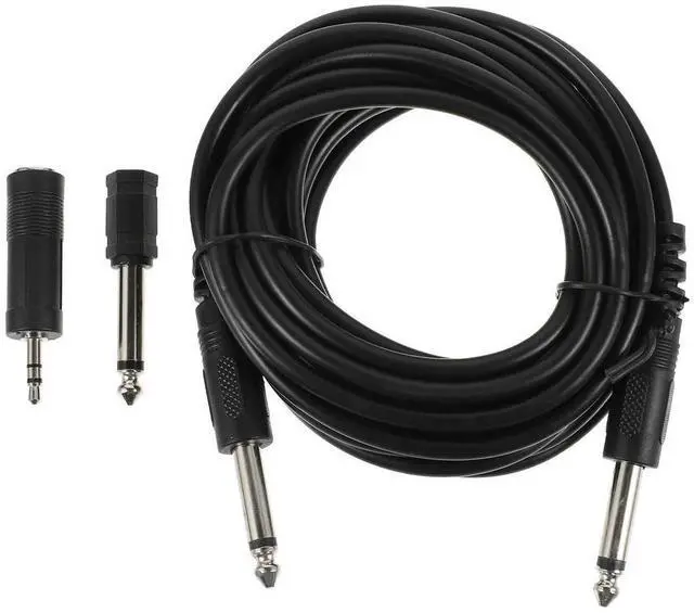 Main image of 1Set Guitar Instrument Cable Professional Spiral Braided Noise-Reduction Fast Signal Transmission Electric Guitar Bass