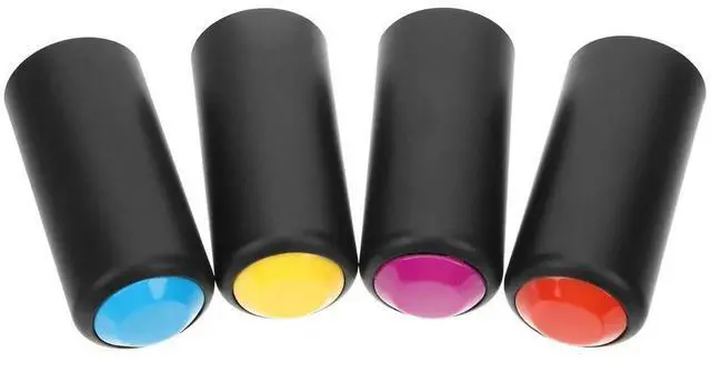 Alt view image 3 of 3 - 4Pcs Plastic Mic Cover Screw on Design Sturdy Wear Resistant for Microphone Replacement Cap Microphone