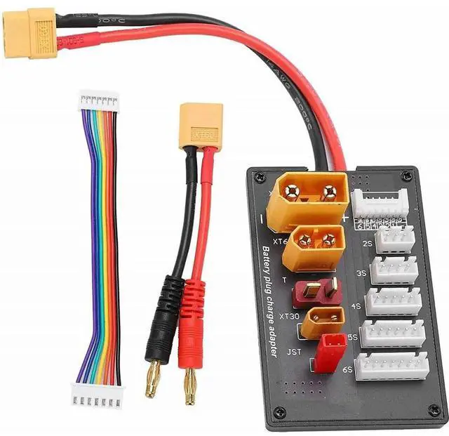 Alt view image 3 of 3 - XT30 XT60 XT90 JST T Connector Lipo Multi Charger Board 2-6S Parallel Charging Module for Imax B6 B6C Charger