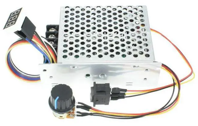 Main image of PWM DC Motor Speed Controller Digital Display 0~100% Adjustable DC 10-50V 40A Forward/Reverse Rotation Motor Speed Regulator