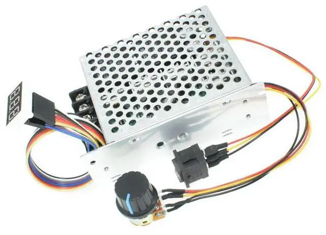 Alt view image 2 of 3 - PWM DC Motor Speed Controller Digital Display 0~100% Adjustable DC 10-50V 40A Forward/Reverse Rotation Motor Speed Regulator