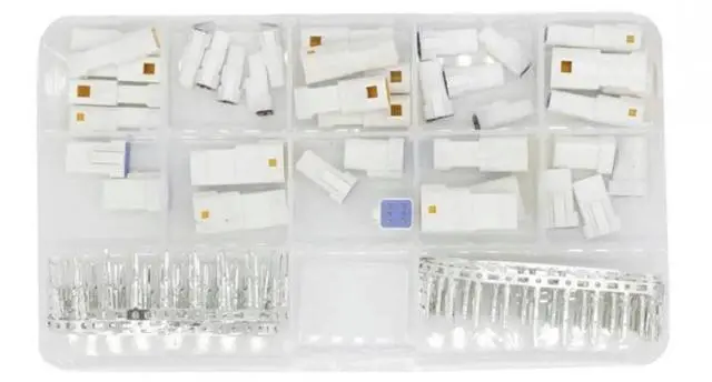 Alt view image 2 of 3 - 188PCS/19 Sets JST Series Connectors 2/3/4/6/8 Pin Waterproof Connectors Male Female JST Terminal 02T 03R 04R 06R Connector