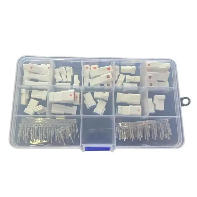 Alt view image 3 of 3 - 188PCS/19 Sets JST Series Connectors 2/3/4/6/8 Pin Waterproof Connectors Male Female JST Terminal 02T 03R 04R 06R Connector