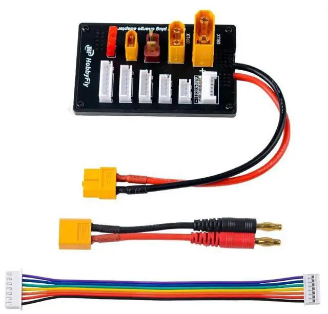 Alt view image 2 of 3 - XT30 XT60 XT90 JST T Connector Lipo Multi Charger Board 2-6S Parallel Charging Module for Imax B6 B6C Charger