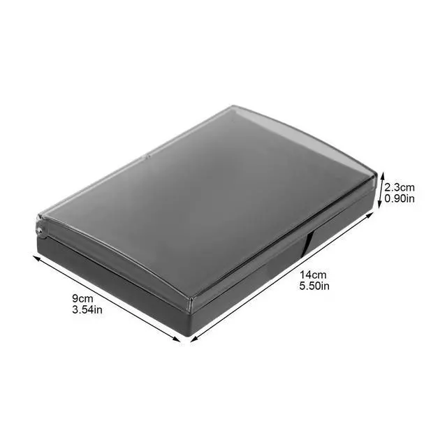 Alt view image 3 of 6 - Inkpad Stamp Box Calligraphy Supply Water Color Painting Inkpad Drawing Black Dye Pads Exquisite Retro Chinese Office Stamp