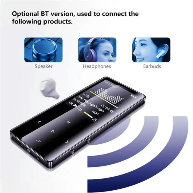 Alt view image 5 of 6 - X2 Support Bluetooth 4.2 Lossless MP3 Player 40GB Hifi Audio Walkman With FM Radio Ebook , Easy To U