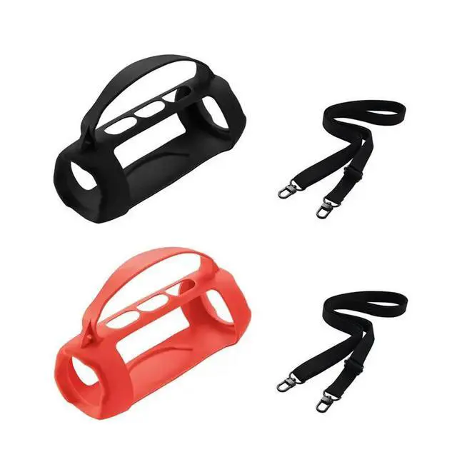 Alt view image 4 of 6 - Shockproof Silicone Cover Case For Charge 5 Wi-Fi& For Charge 5 Speaker Travel Carrying Sleeve Bag