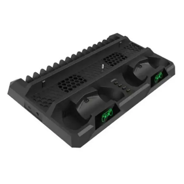 Alt view image 4 of 6 - Cooling Fan Base For PS4 Cooling Base For SLIM Cooling Base Multi Functional Cooling Base