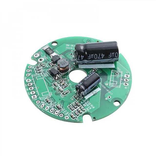 Alt view image 3 of 6 - DC Brushless Motor Driver Board DC15-30V 120W 4A DC Motor Governor Motor Speed Controller Motor Driver for Hall/No Hall Motor