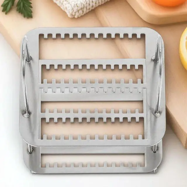 Main image of 26 Positions Stainless Steel Microscope Slides Holder Glass Slides Rack Staining Rack oratory Organizer