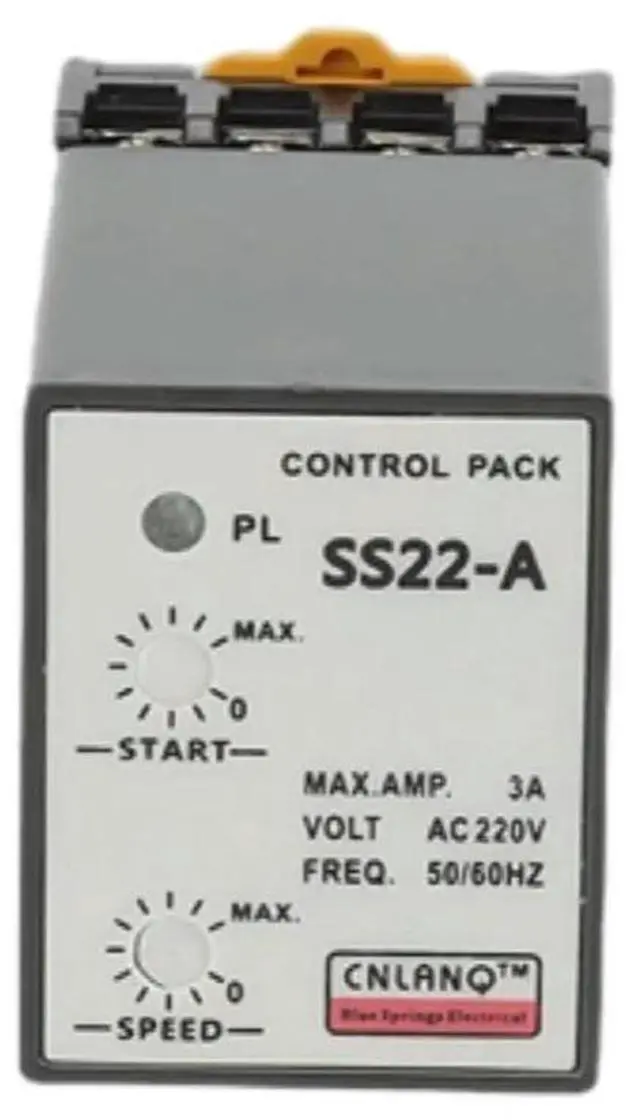Alt view image 2 of 3 - SS22 Motor Speed Controller AC220V 50Hz Stepless Adjustable 6-250W Single Phase Motor Speed Governor 90-1400RPM Speed Regulator