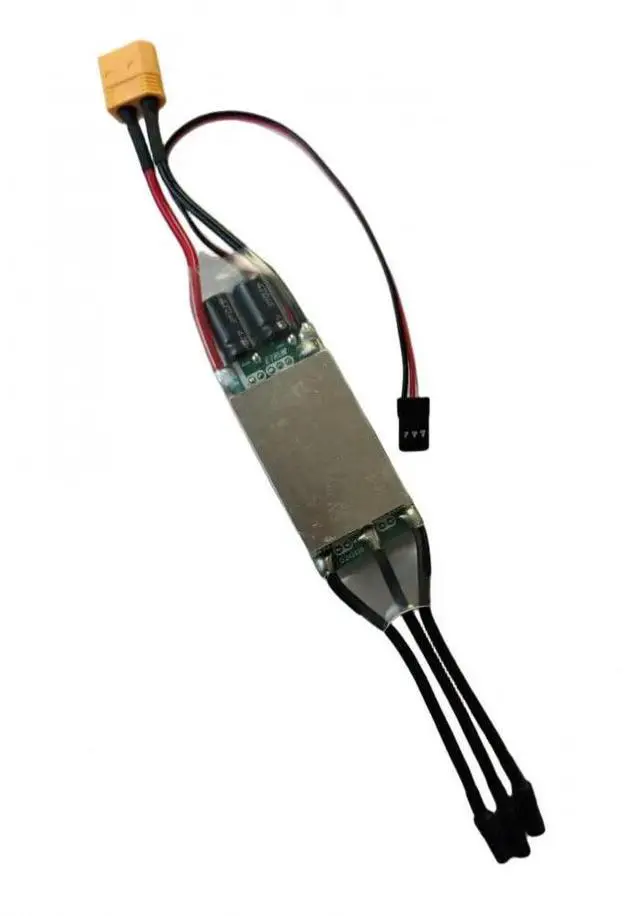 Alt view image 4 of 6 - 50A Brushless Electronic Speed Controller Bidirectional Forward Reverse 2S-6S 5V 3A UBEC for RC Boat Underwater Robot Thruster