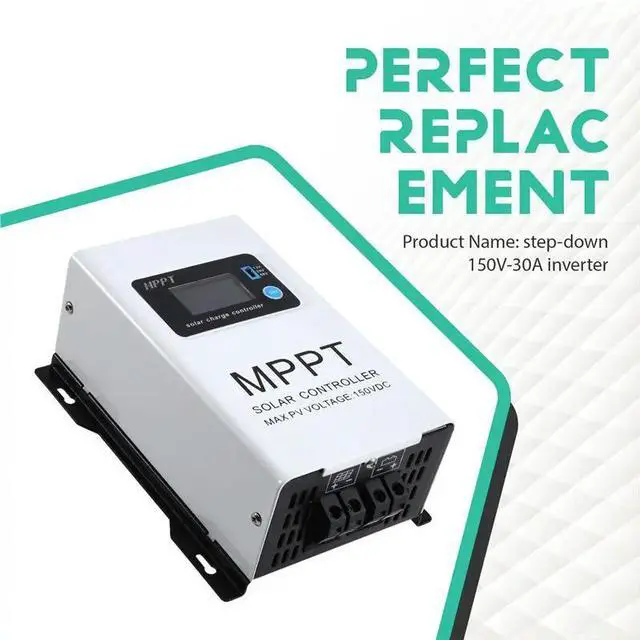 Alt view image 5 of 6 - MPPT 150V Auto Voltage Reducing 30A Solar Charge Controller Touch Type For Lifepo4 Lithium Gellead GEL Lead Acid Systems