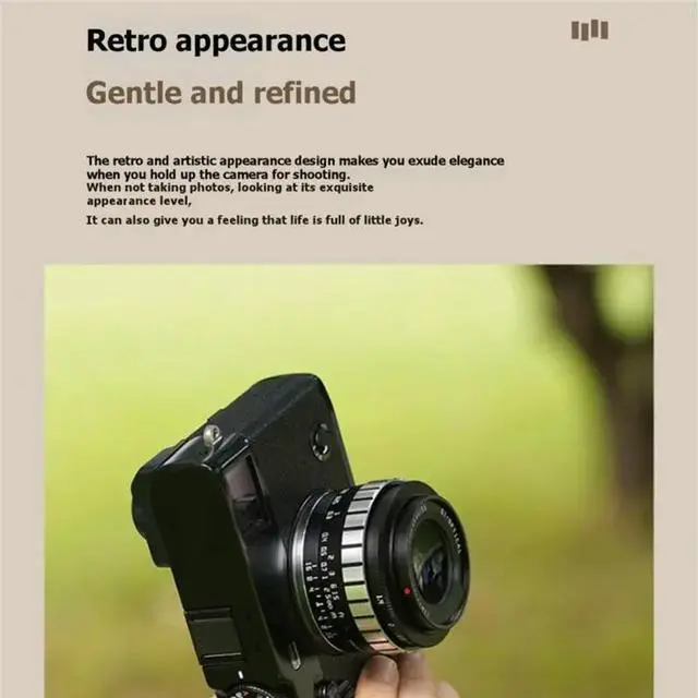 Alt view image 5 of 6 - APS-C 23Mm F1.4 Large Aperture Prime Lens For Fuji XF Mount Mirrorless Cameras- For XT100 For Portrait& Street Photography
