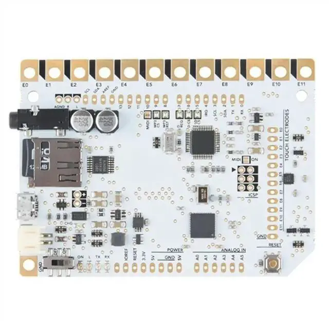 Alt view image 4 of 6 - SKU-5013 Printed Circuit Board Touch Board Dev Board Bare Conductive Development Board