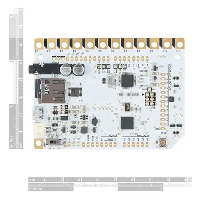 Alt view image 6 of 6 - SKU-5013 Printed Circuit Board Touch Board Dev Board Bare Conductive Development Board
