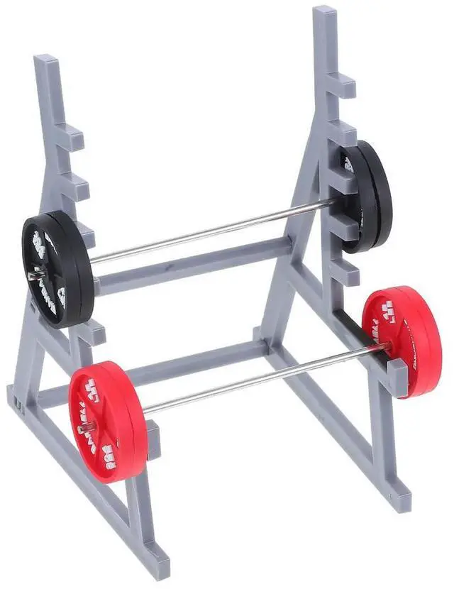 Alt view image 3 of 3 - 1Set Gym Themed Mini Pen Holder Barbell Rack Desk Organizer Strength Training Decor for Fitness Lovers Office Home Workout