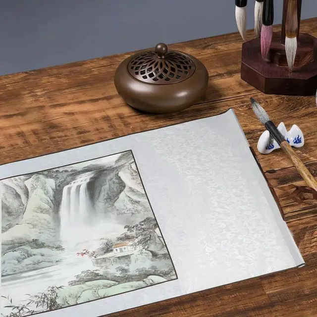 Alt view image 3 of 3 - Multi Function Calligraphy Scroll Paper Premium Rice Material Ideal for Writing Painting Home Office Wall Decor Artistic
