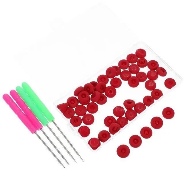 Main image of 54Pcs Reusable Latex Sealing Cover Set for Glue Bottle Mouth Caulk Tube Sealant Freshness Preservation Needle Included