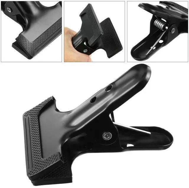 Main image of 3Pcs Heavy Duty Photography Background Cloth Clips l Spring Clamps for Studio Home Office Backdrop Wrinkle Free Flattening