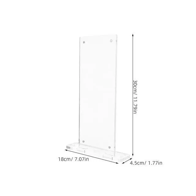Alt view image 3 of 6 - Premium Acrylic Office Door Sign Double Sided with Changeable Cards for Home Office Business Wall Decor Acrylic Number Plate