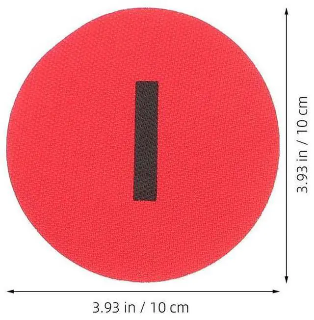 Alt view image 3 of 3 - 36 Sheets Colorful Round Carpet Stickers Student Floor Marker for Classroom Games Exercise Outdoor Activity Floor Tag