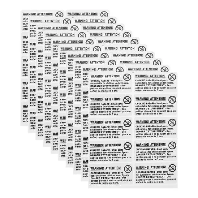 Alt view image 2 of 6 - 200Pcs Suffocation Warning els Choking Hazard Stickers Strong Adhesive for Polybag Packaging Shipping Not for Under