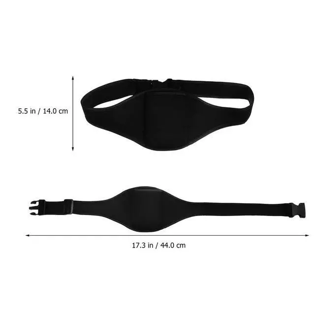 Alt view image 2 of 3 - 2Pcs Microphone Waist Bag Lightweight Mic Belt for Fitness Running Stage Performance Breathable Adjustable Strap Carrier