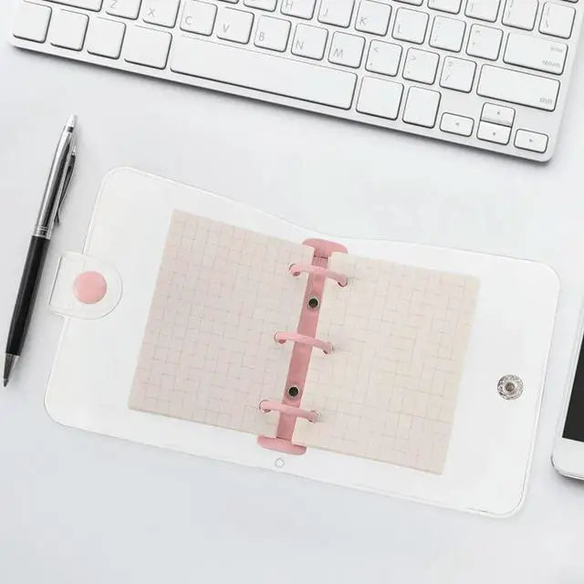 Main image of 2Sets Adorable Compact Lightweight Loose-Leaf Notepad Smooth Writing Paper Convenient Household Binder Journal for Schedule Wish