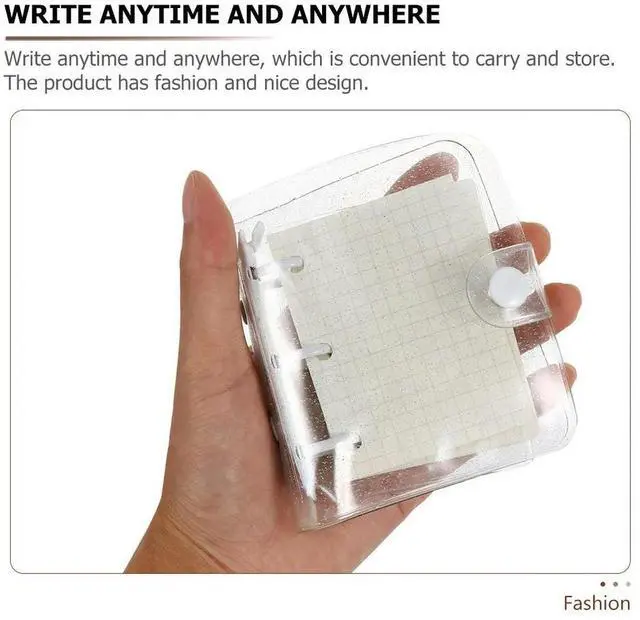 Alt view image 3 of 6 - 2Sets Adorable Compact Lightweight Loose-Leaf Notepad Smooth Writing Paper Convenient Household Binder Journal for Schedule Wish