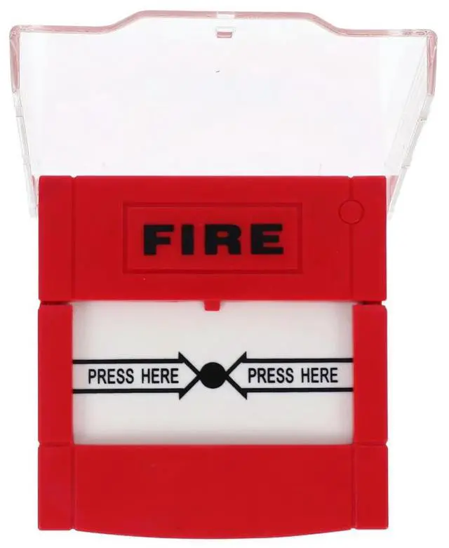 Alt view image 2 of 3 - Manual Reset Emergency Call Button Fire Alarm Bright Visible Color Quick Response Fire Safety Manual Call Point