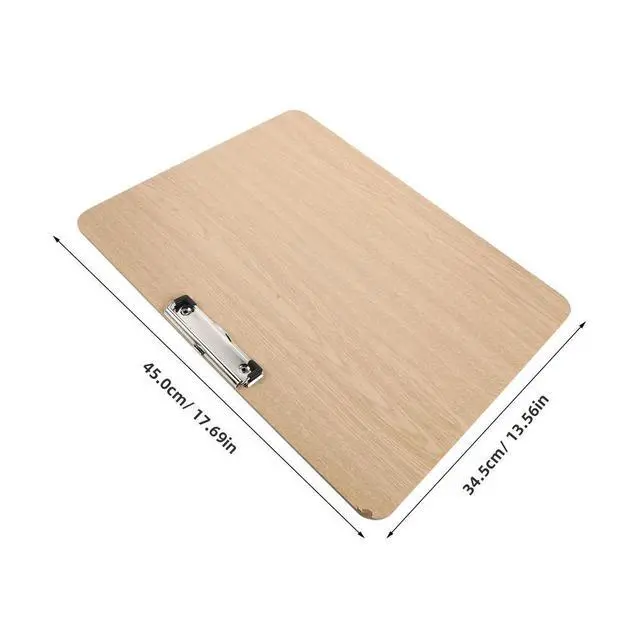 Alt view image 3 of 3 - A3 Drawing Board Clip Horizontal Wood Sketching Board Drawing Clipboard Outdoor Sketching Artist Clipboard