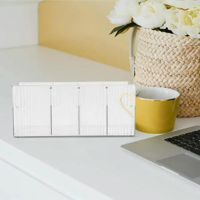 Alt view image 2 of 3 - 2Pcs Clear Plastic Cd Organizer Box for 40 Discs High Transparency Protective Desktop Box Cd Dvd Display Case Media