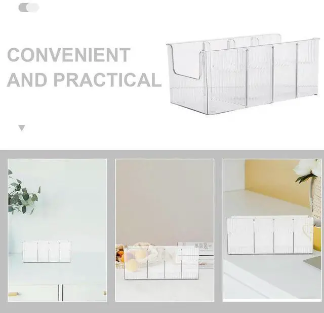 Alt view image 3 of 3 - 2Pcs Clear Plastic Cd Organizer Box for 40 Discs High Transparency Protective Desktop Box Cd Dvd Display Case Media