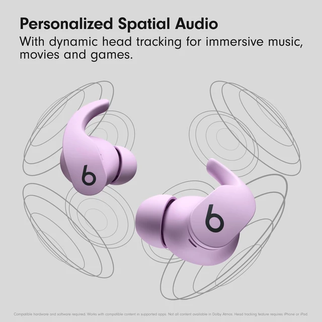 Alt view image 3 of 6 - Beats Fit Pro (1st Gen) - True Wireless Noise Cancelling Earbuds - Active Noise Cancelling - Sweat Resistant Earphones, Compatible with Apple & Android, Class 1 Bluetooth® - Stone Purple