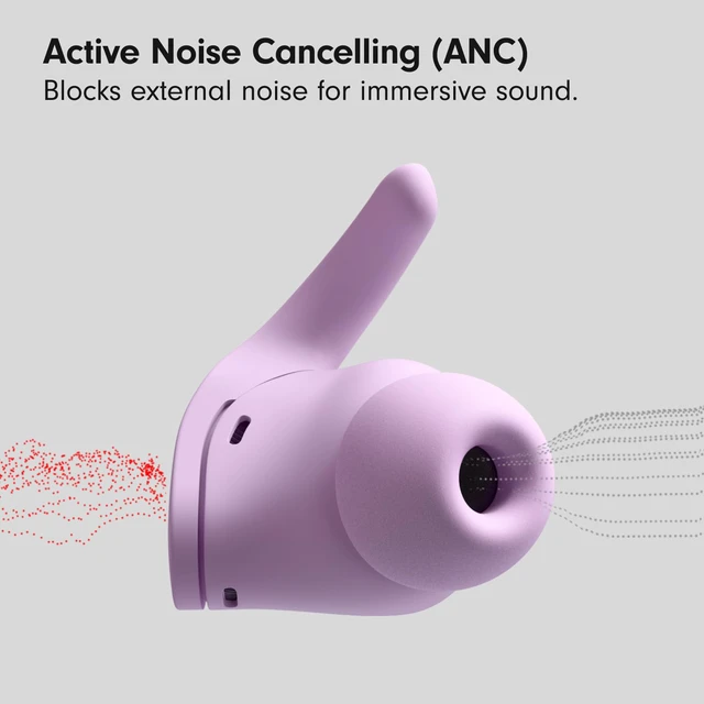 Alt view image 5 of 6 - Beats Fit Pro (1st Gen) - True Wireless Noise Cancelling Earbuds - Active Noise Cancelling - Sweat Resistant Earphones, Compatible with Apple & Android, Class 1 Bluetooth® - Stone Purple